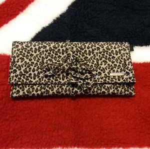 Nine West jewelry roll clutch